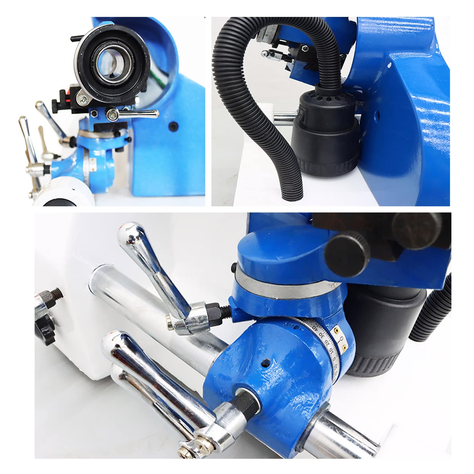 U3 Universal Cutter Grinder Sharpener - 110V Precision Tool for Sharpening Drill Bits, Lathe Bits & End Mills with R8 Collet - Ideal for Milling Machines & Metalworking Workshops