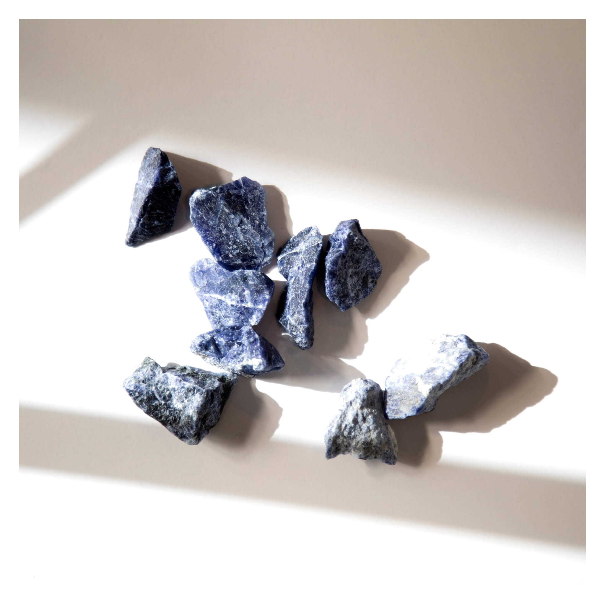 Blue Sodalite Crystal Contour Gua Sha Tool - Natural Stone Facial Massager for Glowing Skin, Lymphatic Drainage & Relaxation | Perfect for At-Home Spa, Self-Care & Skincare Routine