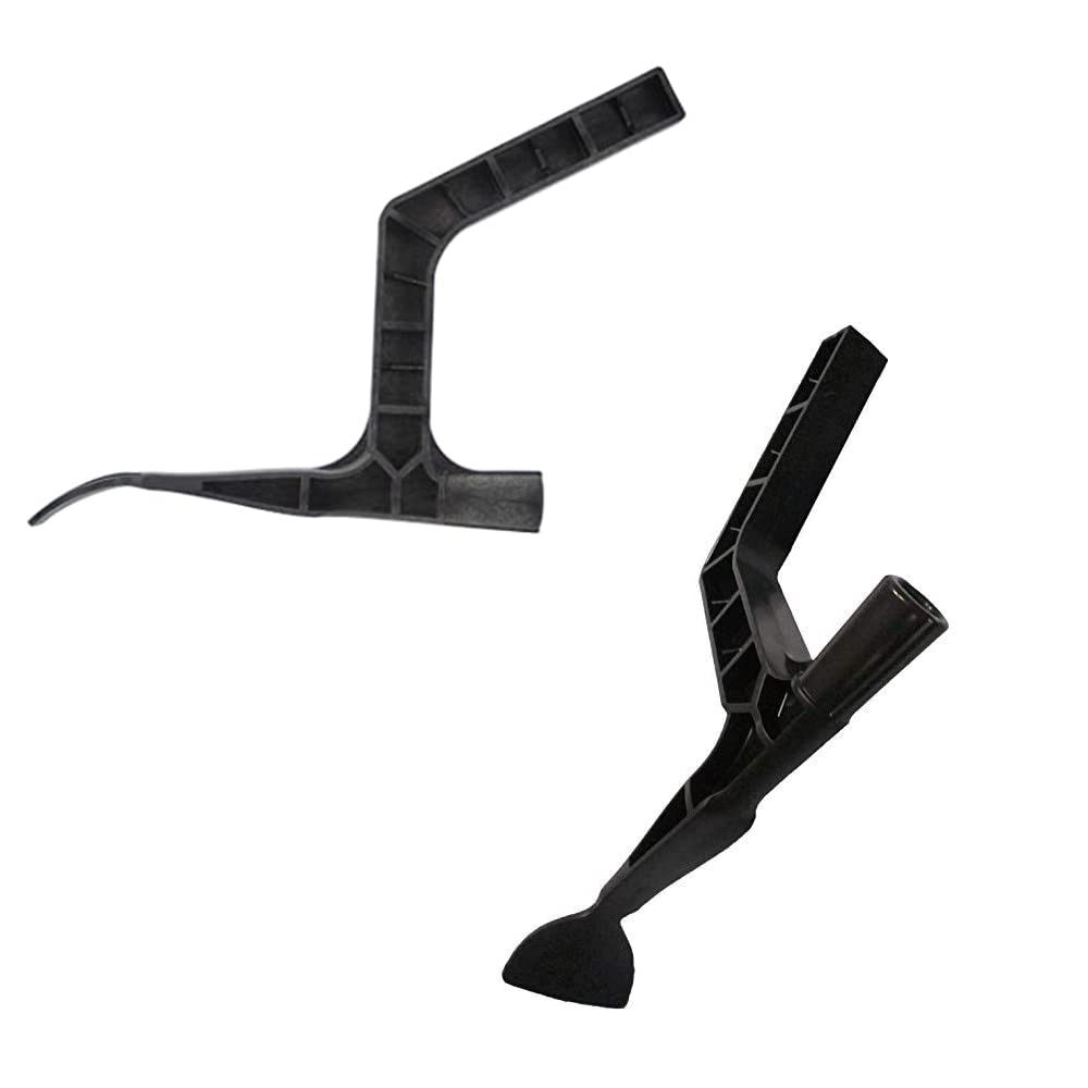 Roof Gutter Cleaning Tool with Unique Hook - Heavy Duty Gutter Scoop for Leaves & Debris Removal - Perfect for Homes, Townhouses, Villas & Gardens - Easily Cleans Under Gutter Hangers for Year-Round Maintenance