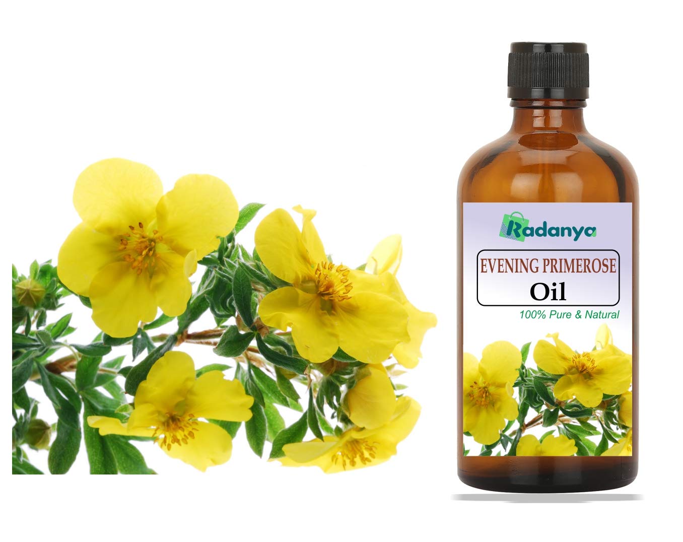 100% Pure Evening Primrose Oil - Natural Aromatherapy Essential Oil for Skin Care & Relaxation (3mL to 1000mL) | Perfect for Massage, Diffusers & DIY Beauty Products