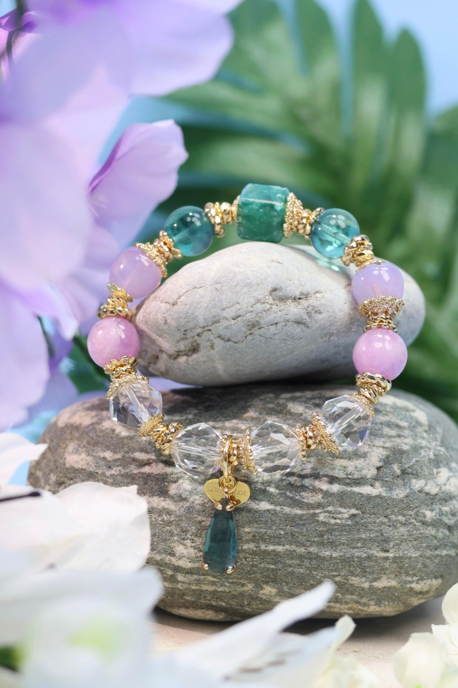 The Garden of Time Dwayne & Gabrielle #01 Bracelet - Elegant Couple Bracelet Set for Romantic Gifts, Anniversary & Valentine's Day
