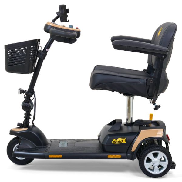 Golden Technologies Buzzaround XL 3-Wheel Mobility Scooter - Lightweight & Portable Electric Scooter for Adults & Seniors - Ideal for Shopping, Travel & Outdoor Activities