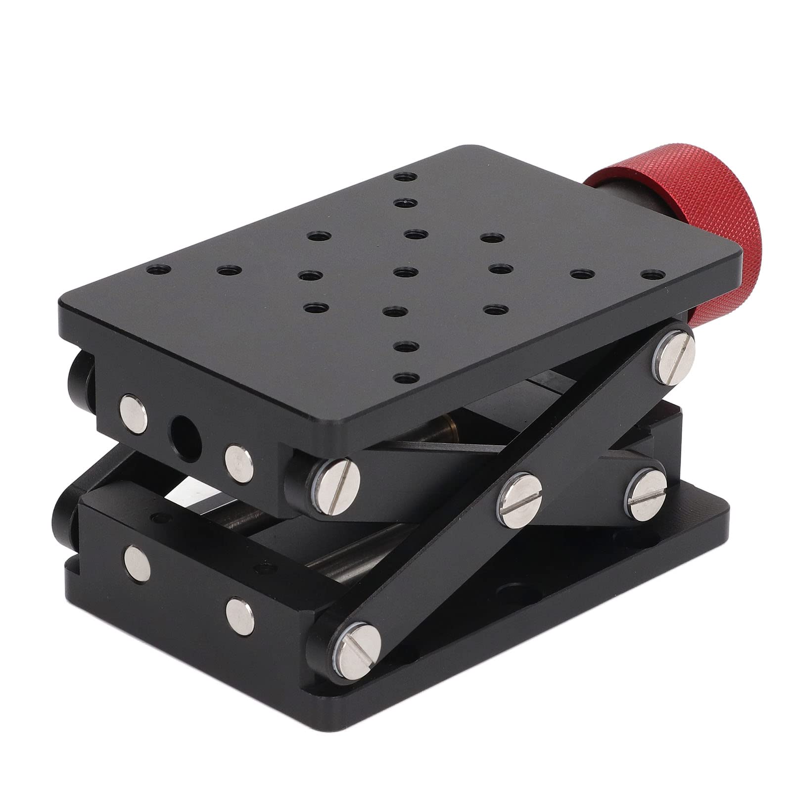 ASIXSIX Lab Manual Adjustable Scissor Jack Stand - 55mm Height Lift, 10kg Load Capacity, Durable Aluminum Alloy - Perfect for Electronics Repair, Watchmaking & Small Machinery Maintenance