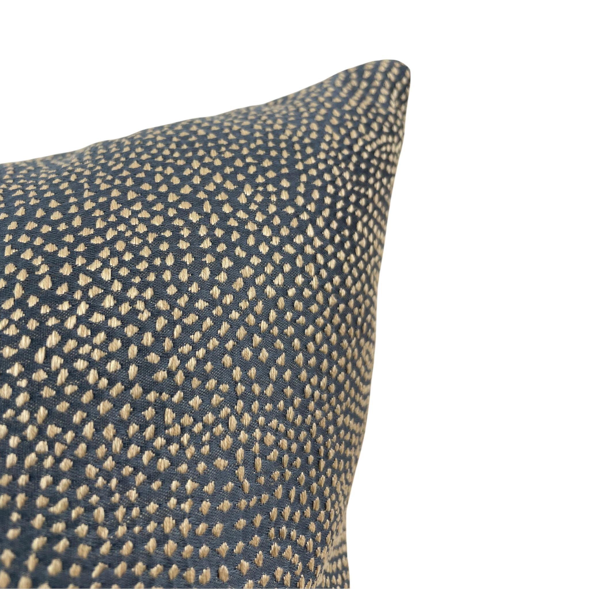 Zaria Slate Lumbar Pillow 12x22 - Premium Decorative Throw Pillow for Sofa, Bed & Couch - Comfortable Back Support Cushion for Living Room, Office & Home Decor