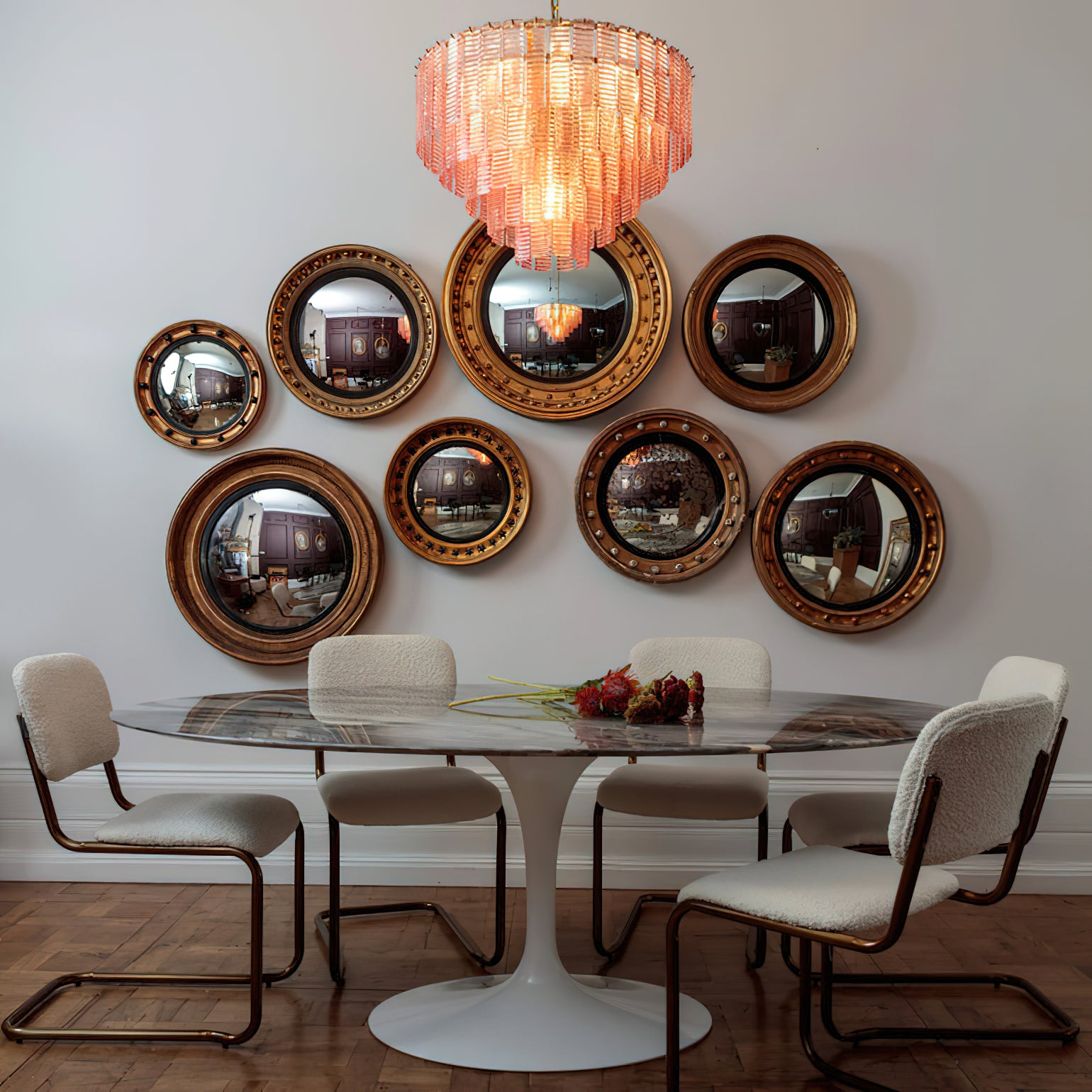Elegant Amaro Murano Glass Chandelier - Handcrafted Italian Crystal Lighting Fixture for Dining Room, Living Room & Bedroom Decor