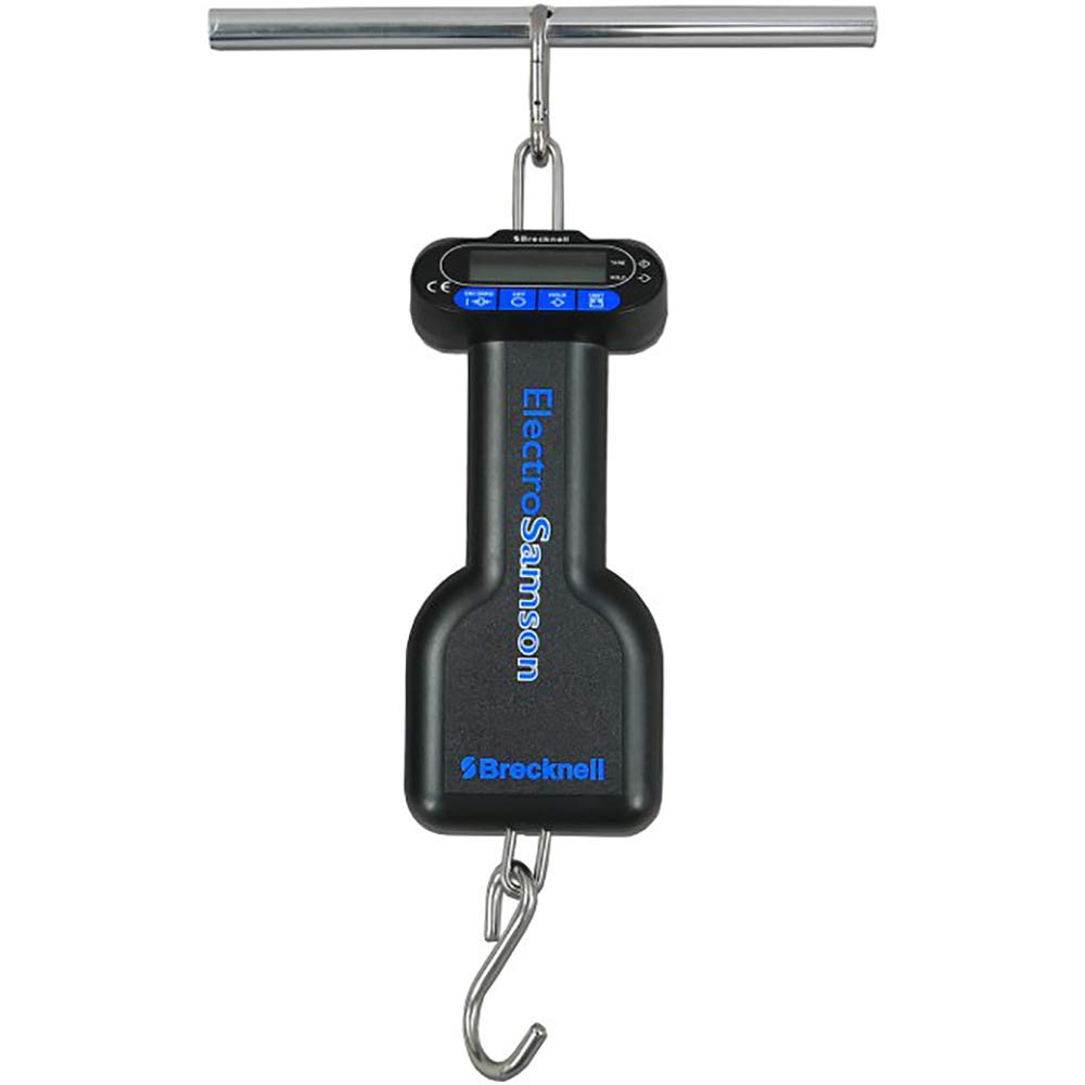 **Brecknell ElectroSamson 55 LB Hanging Fishing Travel Scale - Portable Handheld Digital Scale with Carrying Case for Fishing, Hunting, Luggage & Outdoor Adventures**