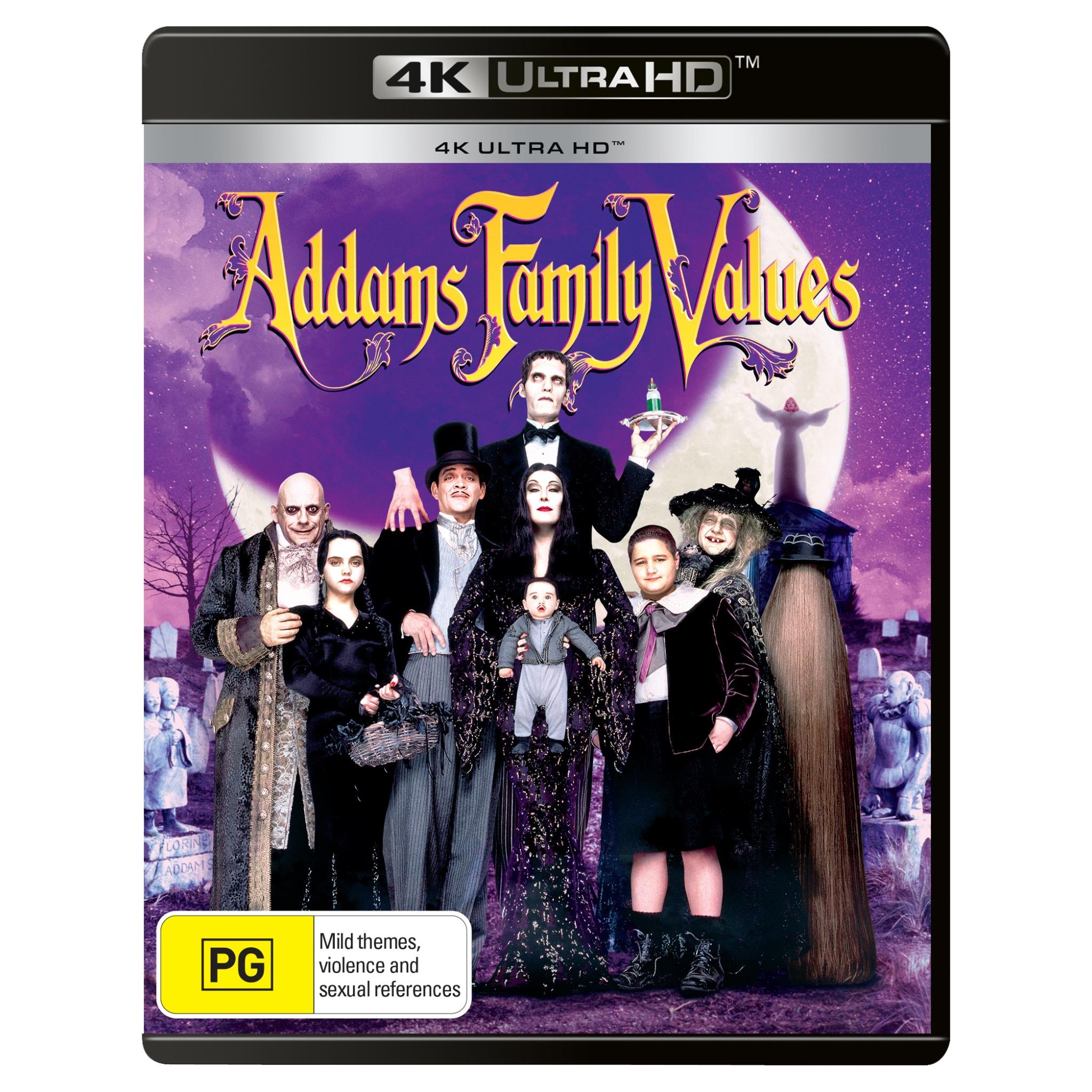 The Addams Family Values DVD - Classic Dark Comedy Movie for Halloween & Family Movie Nights