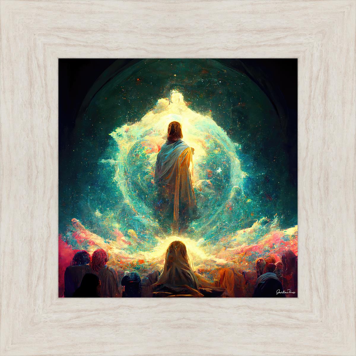 Jesus Christ The Creator - Religious Wall Art for Home & Church Decor | Inspirational Christian Gift for Faithful Believers