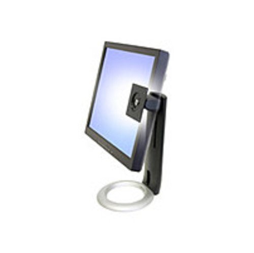 Ergotron Neo-Flex 33-310-060 Adjustable Plastic Monitor Arm Mount for 20-inch Flat Panel Screens - Black & Silver (Renewed) - Perfect for Home Office, Gaming Setup & Workspace Ergonomics