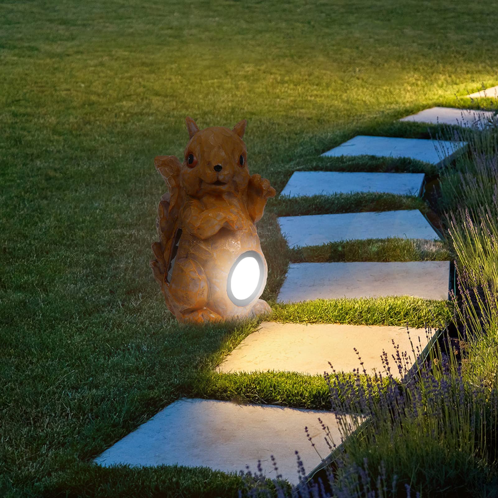 Uonlytech Solar Powered LED Garden Light - Waterproof Outdoor Spotlight with Cartoon Design for Yard, Patio, and Pathway Decoration | Energy-Efficient Landscape Lighting for Gardens, Lawns, and Backyards