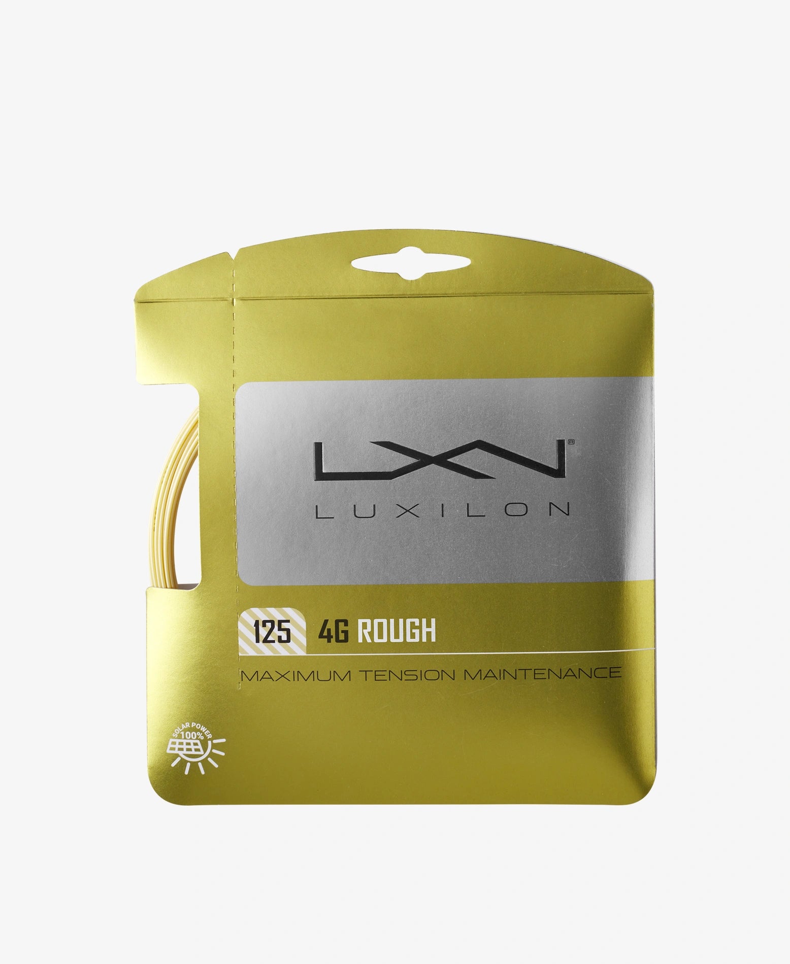 Luxilon 4G Rough Tennis Strings Set - Premium Polyester Tennis Racket Strings for Enhanced Spin & Control - Perfect for Competitive Players & Tournament Play