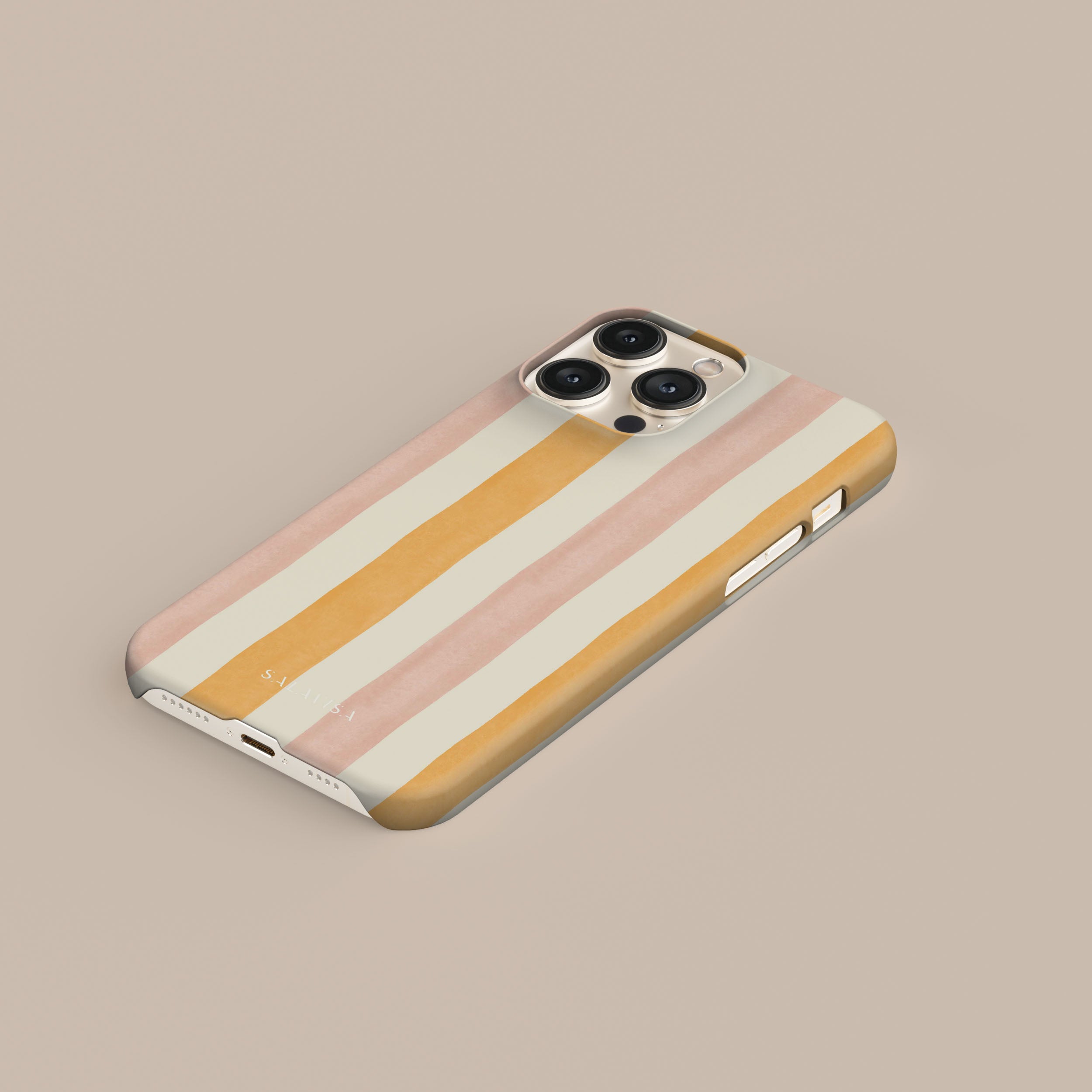 Grooved Orange Phone Case - Durable Anti-Slip Cover for iPhone & Android | Perfect for Outdoor Activities & Daily Protection