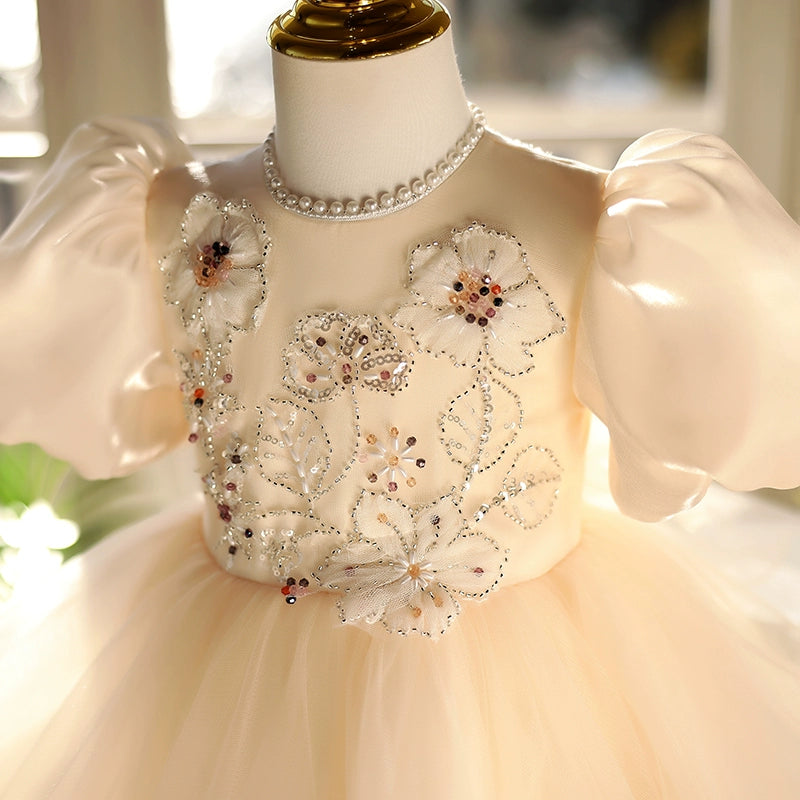 Cute Princess Dress for Girls - Flower Girl Wedding Dress & Birthday Party Gown | Perfect for Weddings, Birthday Parties, and Special Occasions