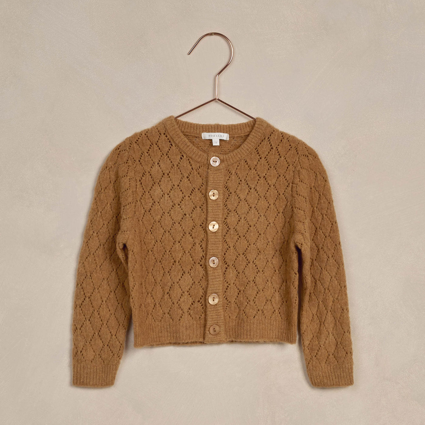 Cropped Pointelle Cardigan Women's Lightweight Knit Sweater - Golden Yellow Final Sale | Perfect for Spring Layering & Casual Outfits
