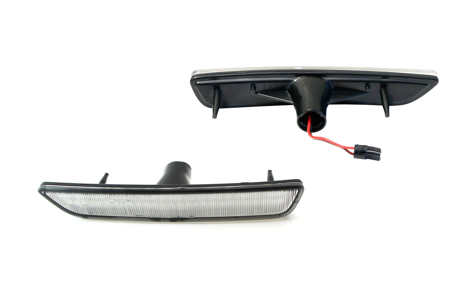 Amber LED Clear Lens Side Marker Lights for 2010-2014 Ford Mustang - Enhanced Visibility & Style Upgrade for Night Driving & Car Shows