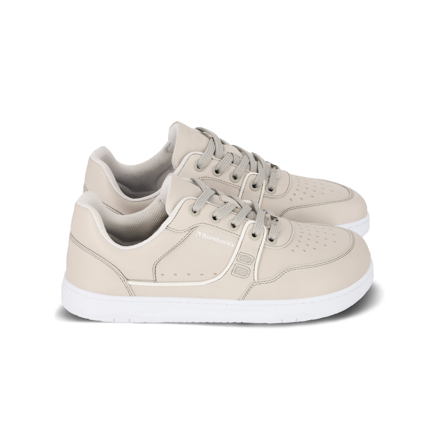 Barefoot Sneakers Barebarics Arise - Cream White Minimalist Shoes for Men & Women | Perfect for Running, Walking & Gym Workouts