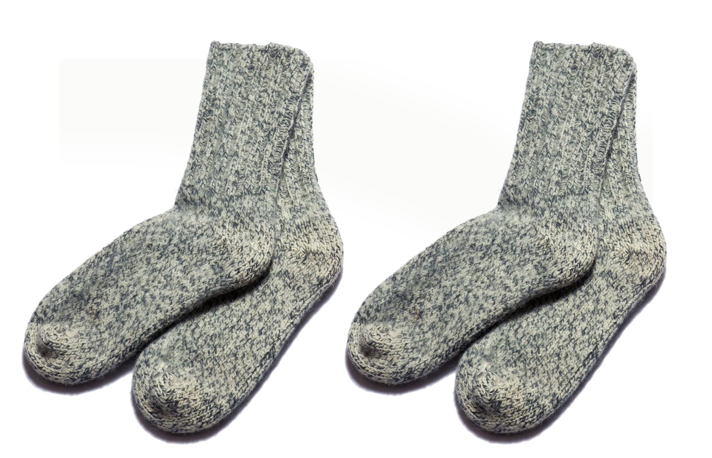 Premium 2-Pack 100% Organic Austrian Wool Socks - Extra Thick Dachstein Woolwear, Handcrafted Heirloom Quality for Hiking, Skiing & Winter Warmth