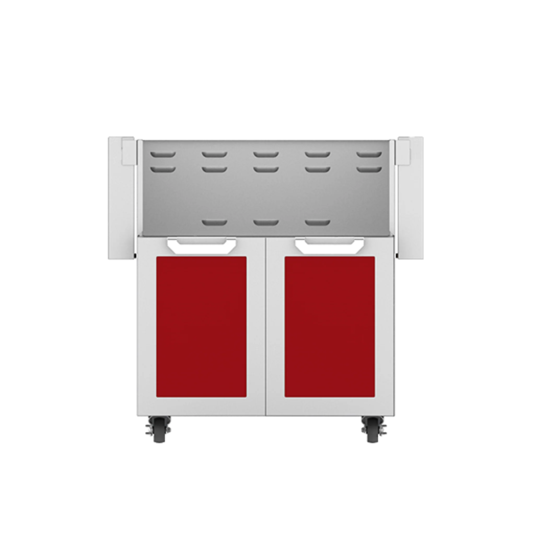 Hestan GCD30 30-Inch Outdoor Tower Cart with Double Doors - Heavy Duty Stainless Steel Storage Cabinet for Patio, Garden, and Poolside Use