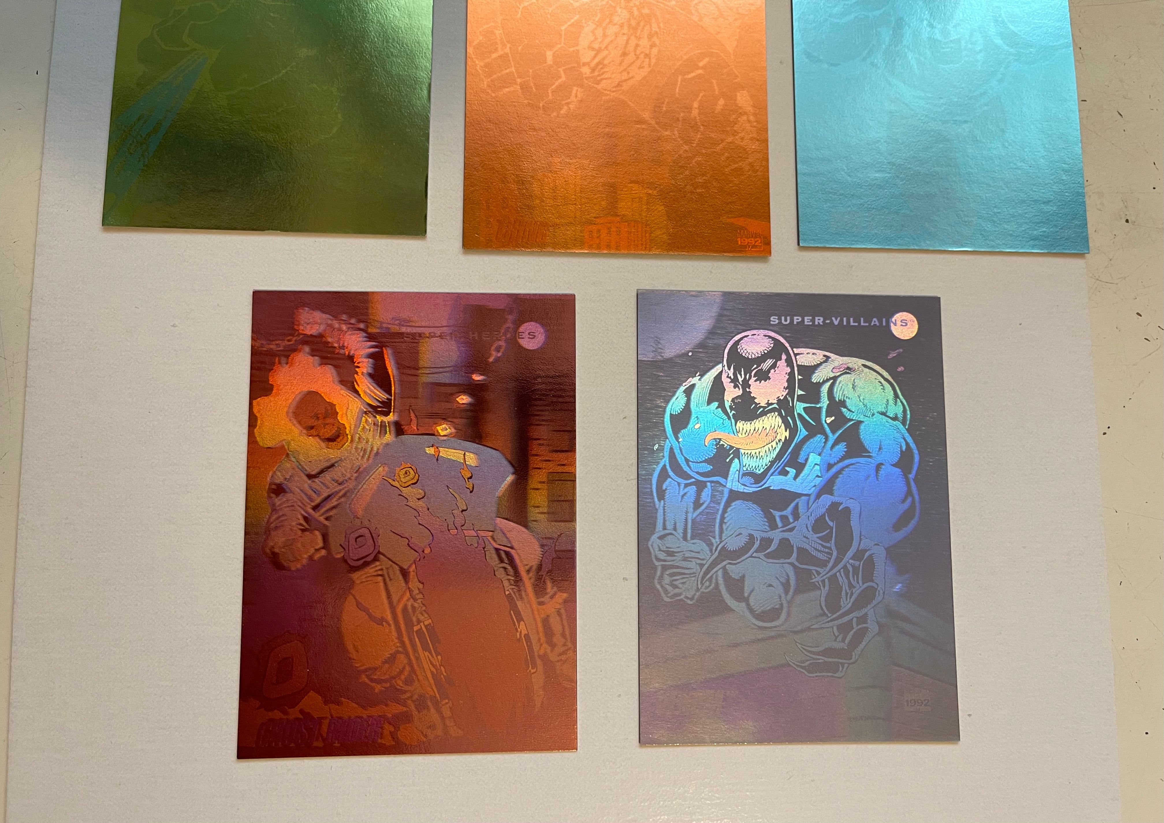 1993 Marvel Universe Series 3 Rare Hologram Insert Set - Complete Collector's Edition for Comic Book Fans & Action Figure Enthusiasts