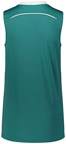 Teal/White