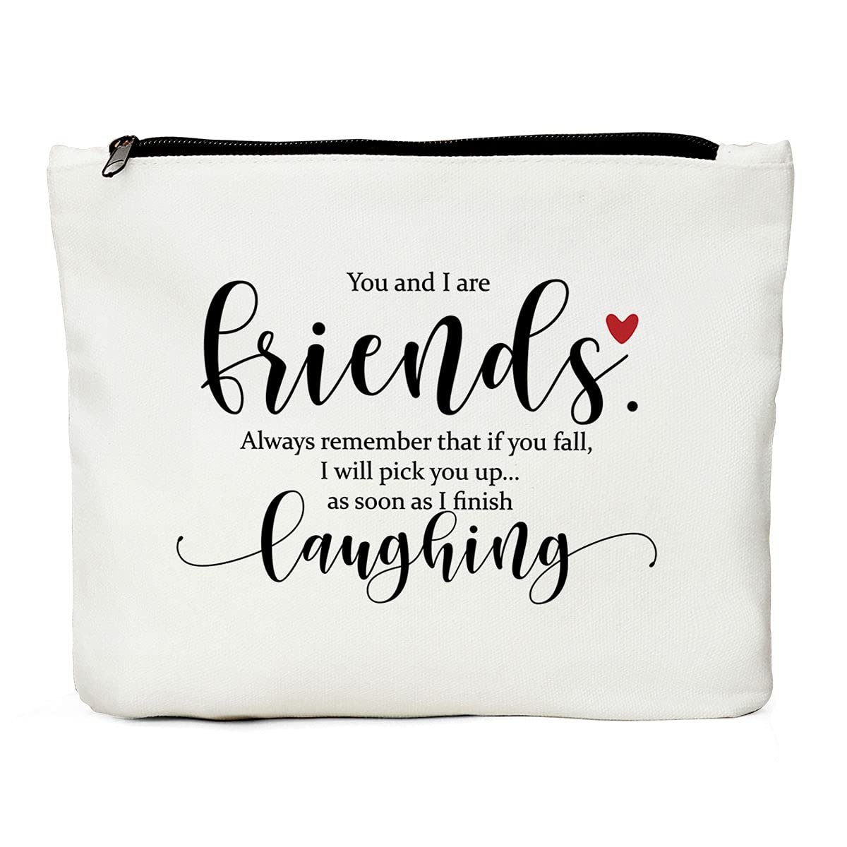 Best Friendship Gifts for Women - Cute Makeup Bag for Sister, Bestie, Cousin, Niece or Daughter - Perfect Birthday Gift Idea for Her - 