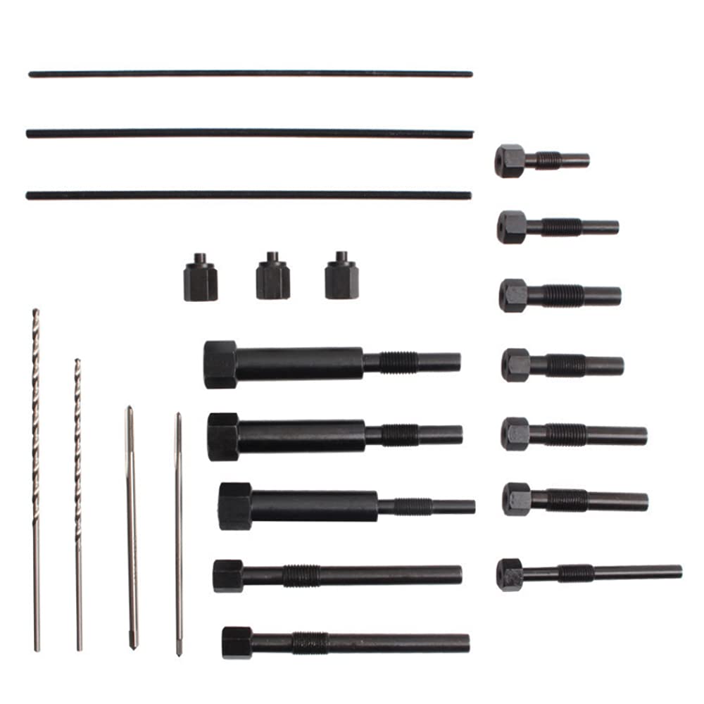 Glow Plug Removal Tool Set - Professional Glow Plug Extractor & Heater Element Repair Kit for Diesel Engines - Perfect for Auto Mechanics & DIY Car Maintenance