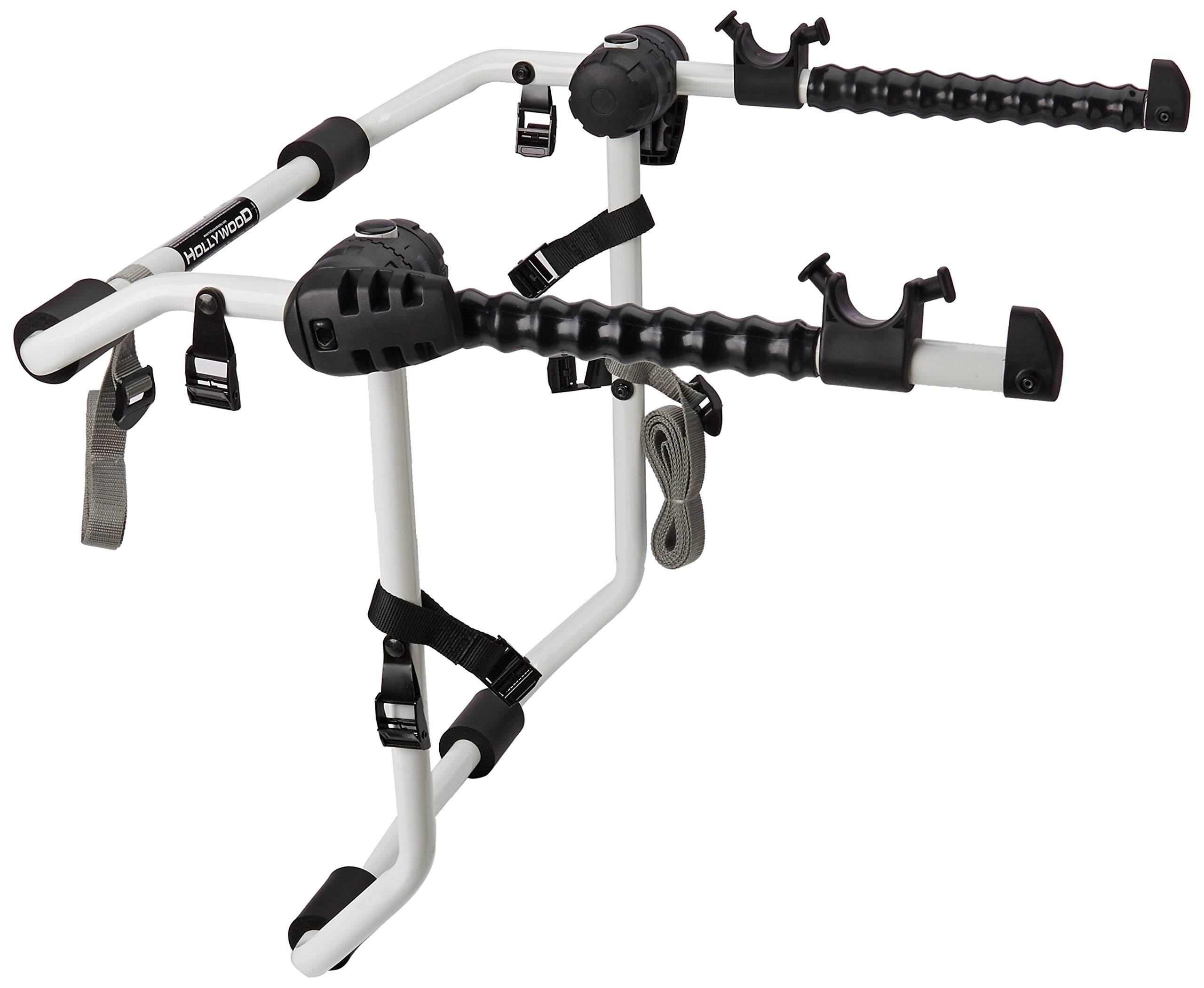 Hollywood Racks Gordo 2-Bike Trunk Mount Rack - Heavy Duty Bicycle Carrier for Beach Cruisers, Mountain & Road Bikes - Perfect for Road Trips, Camping & Beach Outings