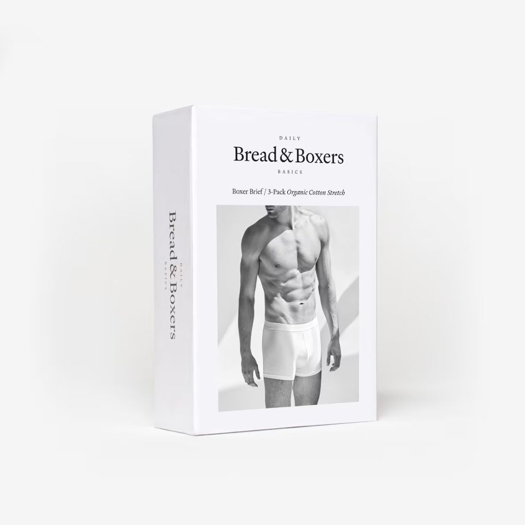 3 Pack Men's Boxer Briefs - Soft Cotton Underwear, Breathable & Comfortable (Grey Melange) - Perfect for Everyday Wear, Gym & Travel