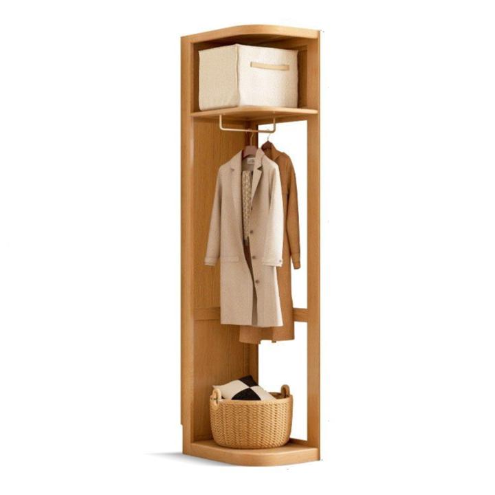 15.7x22.4x78.7 inch / 40x57x200 cm / Cherry color / Cherry wood left corner cabinet