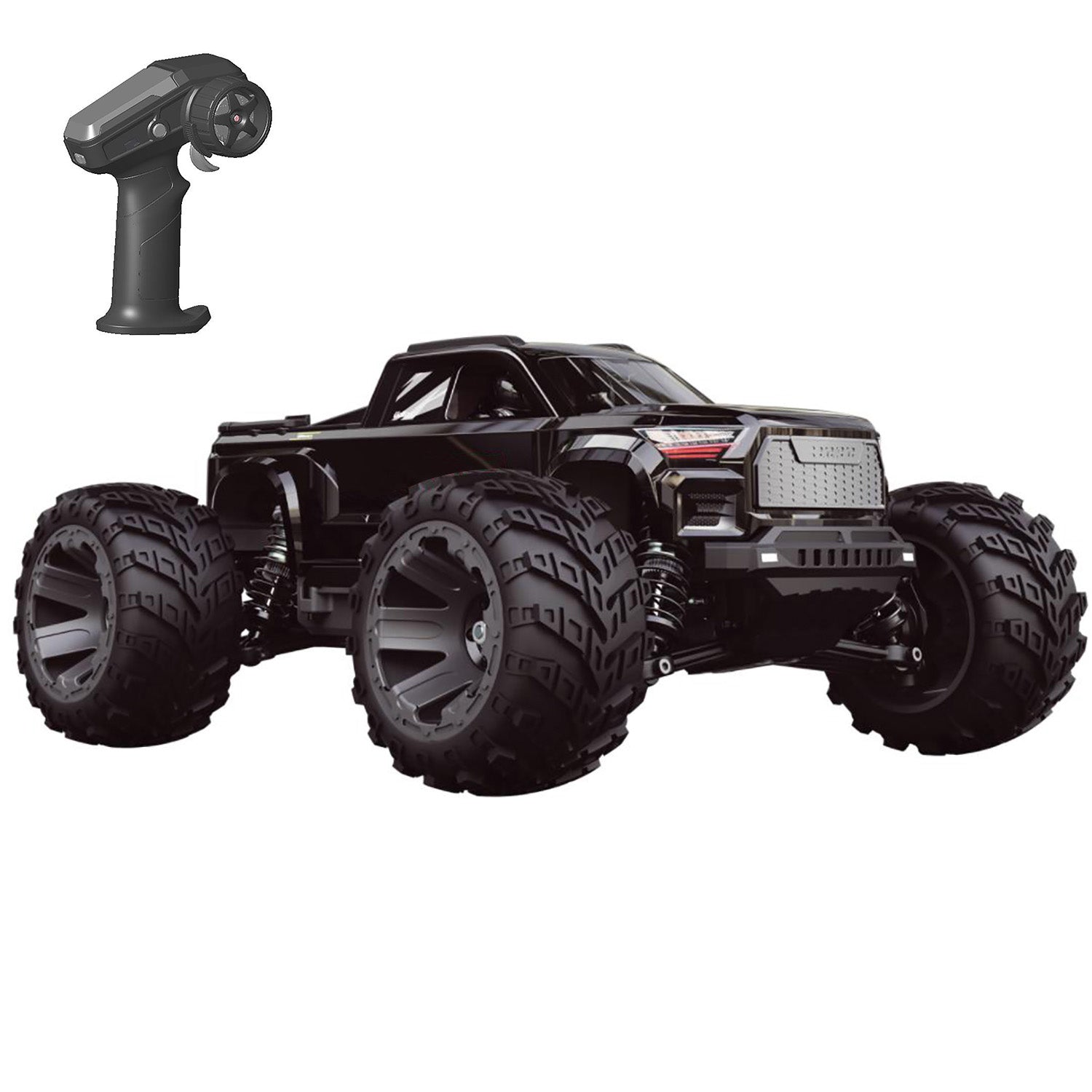 UDIRC 1/16 Scale 4WD RC Monster Truck - UD1610S High Speed Off Road Remote Control Vehicle with Brushless Motor & ESC | Perfect for Outdoor Racing, Backyard Play & Gift Giving
