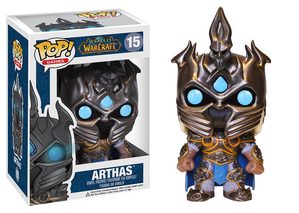 Funko POP Games World of Warcraft Arthas Vinyl Figure - Collectible Toy for Gamers & Warcraft Fans - Perfect for Display, Gifts, and Gaming Room Decor