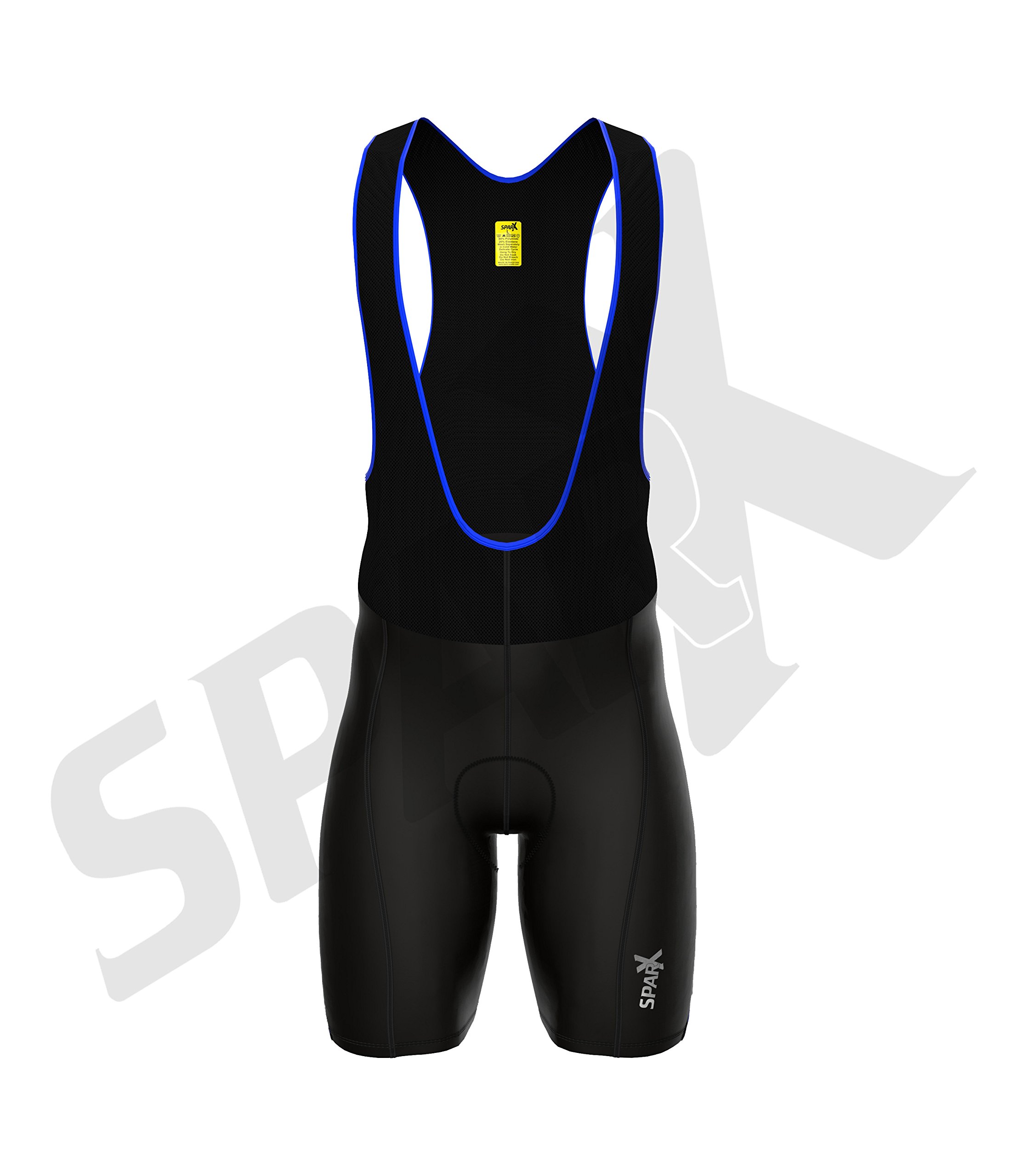 Sparx Men's 3D Padded Cycling Bib Shorts - Breathable Bike Bibs for Road & Mountain Biking - Comfortable Cycling Gear for Long Distance Rides & Training