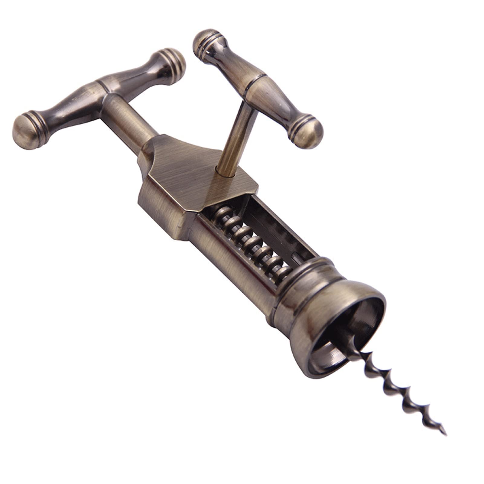 Premium Bronze Wine Bottle Opener - Multi-Functional Corkscrew for Wine & Beer Bottles with Cork Stoppers & Caps | Perfect for Home Bars, Restaurants & Wine Tasting Events