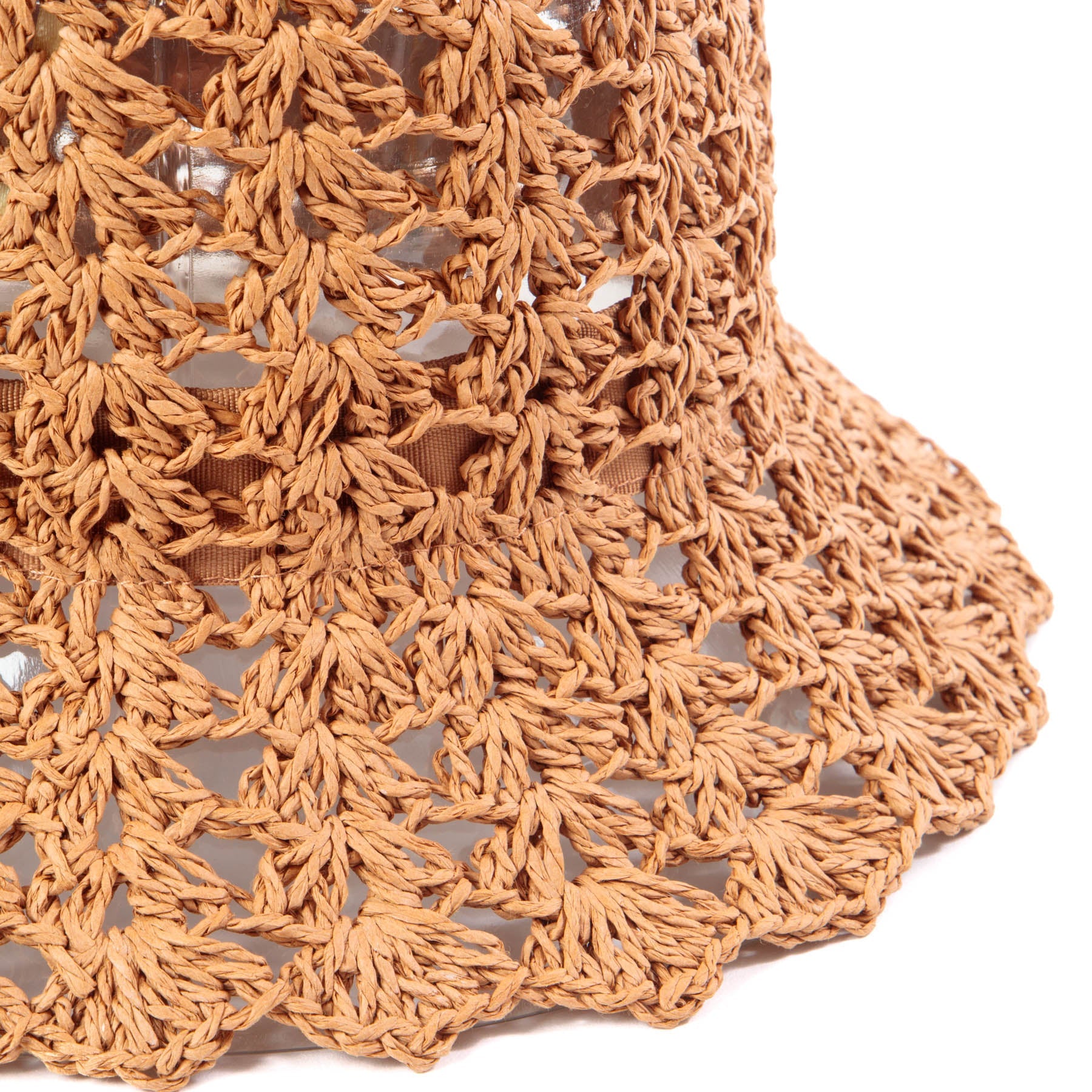Sofia Open Crochet Bucket Hat for Women - Breathable Summer Sun Hat - Boho Beach Hat for Outdoor, Travel, and Festival