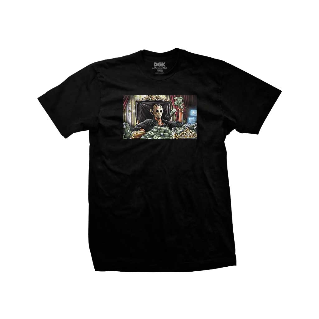 DGK Working Tee - Premium Black Cotton T-Shirt for Men | Comfortable Workwear & Streetwear | Ideal for Construction, Skating & Urban Fashion