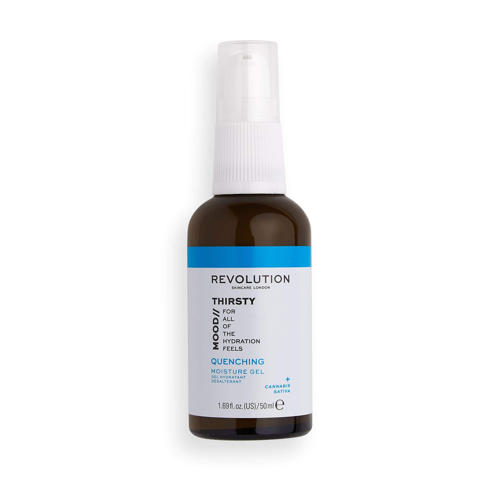 Revolution Skincare London Mood Quenching Moisture Gel 50ml | Hydrating Face Moisturizer for Dry Skin | Perfect for Daily Skincare Routine & Night Care
