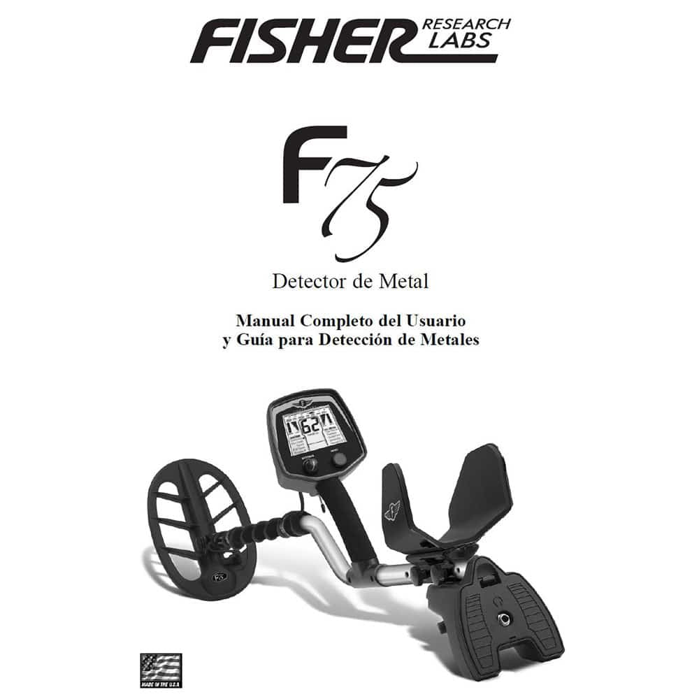 Fisher F75 Metal Detector Digital Instruction Manual - User Guide for Treasure Hunting, Beach & Gold Prospecting