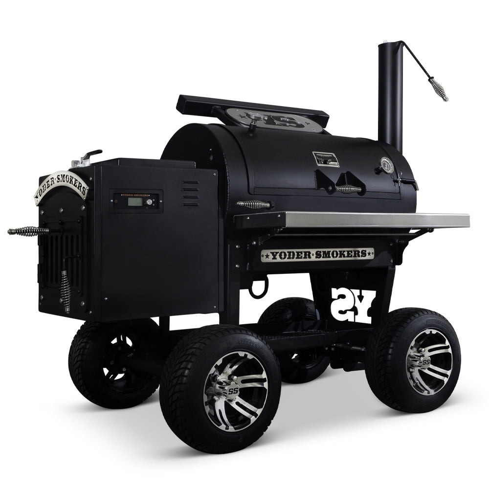 Yoder Smokers 1500S Outlander Standard Pellet Grill - Heavy Duty Offset Smoker for BBQ, Grilling & Smoking - Perfect for Backyard Cookouts, Tailgating & Outdoor Cooking