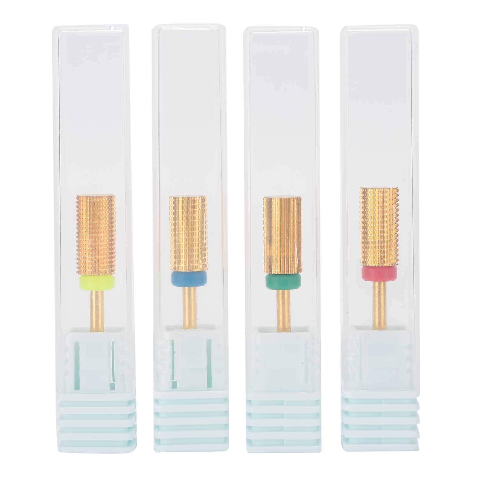 2-Piece Nail Drill Bit Set - 2.35mm Shank Professional Manicure Tools for Filing, Grinding & Carving - Perfect for Salon & Home Nail Art Designs
