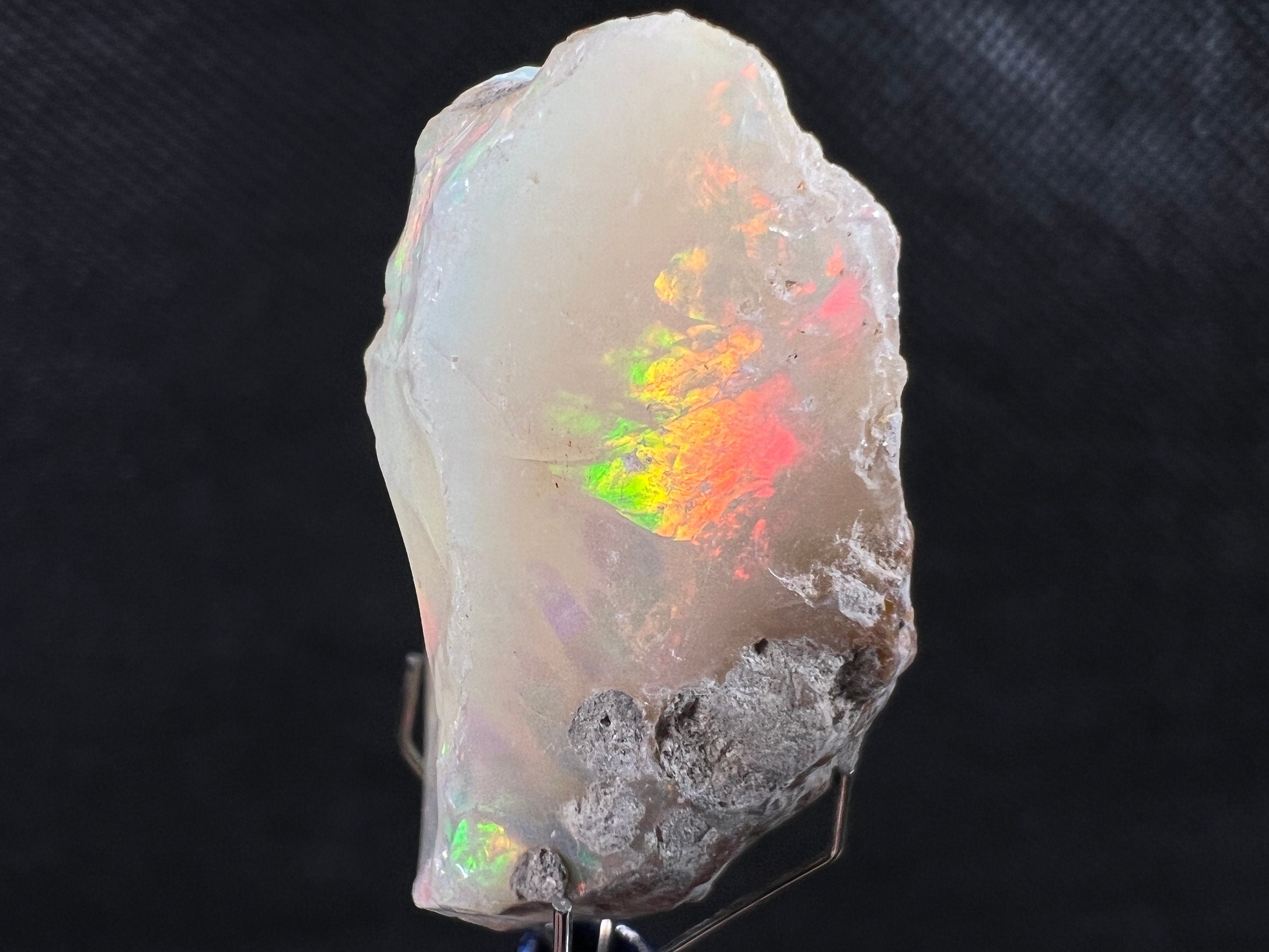 Premium 4A+ Welo Opal Raw Crystal - Natural Cutting Grade Ethiopian Opal, October Birthstone Jewelry Making (50720) | Perfect for Gem Collectors, Wire Wrapping & Unique Handmade Jewelry Designs