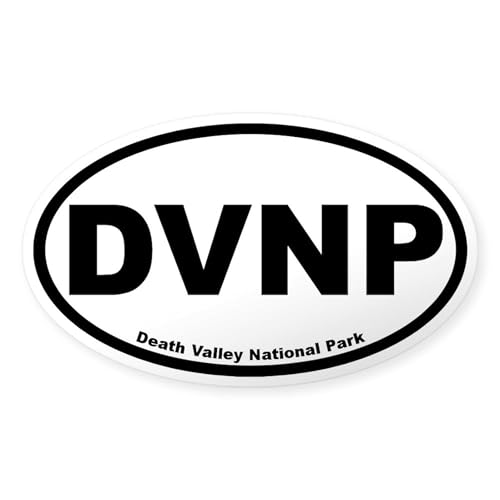Clear - Death Valley National Park Oval Sticker