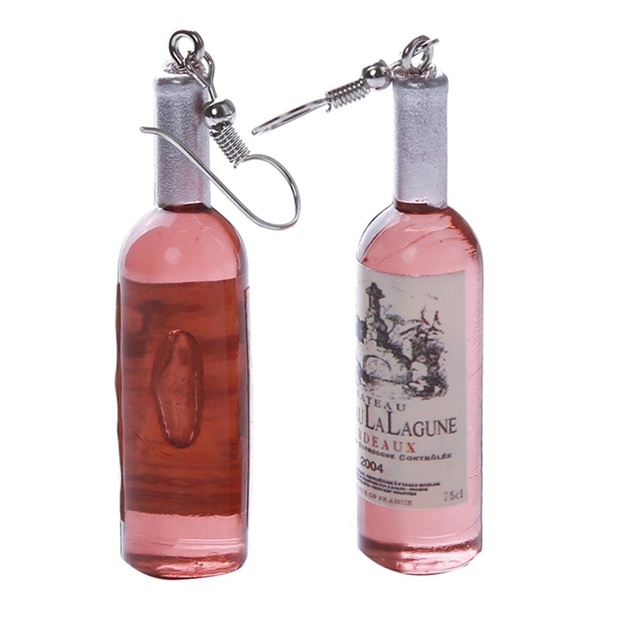 Creative Wine Bottle Earrings for Women - Bohemian Dangle Jewelry for Parties