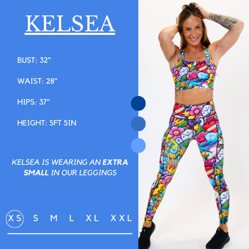 Tattoo Smash Leggings - High Waisted Yoga Pants for Women, Trendy Tattoo Print Workout Leggings - Perfect for Gym, Running, Yoga & Casual Wear