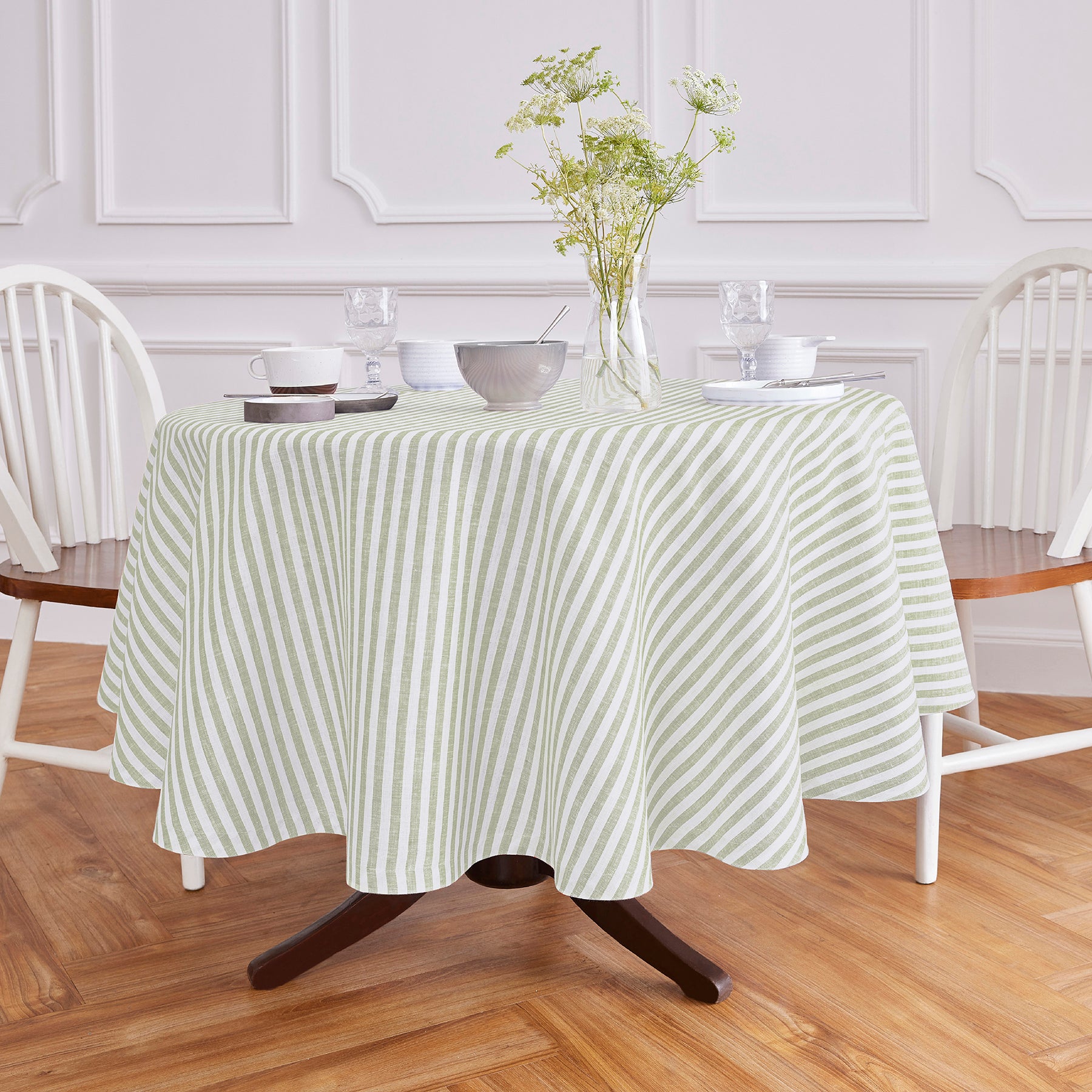 Black and White Amalfi Stripe