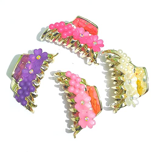 Golden White, Pink, Light Pink, Purple