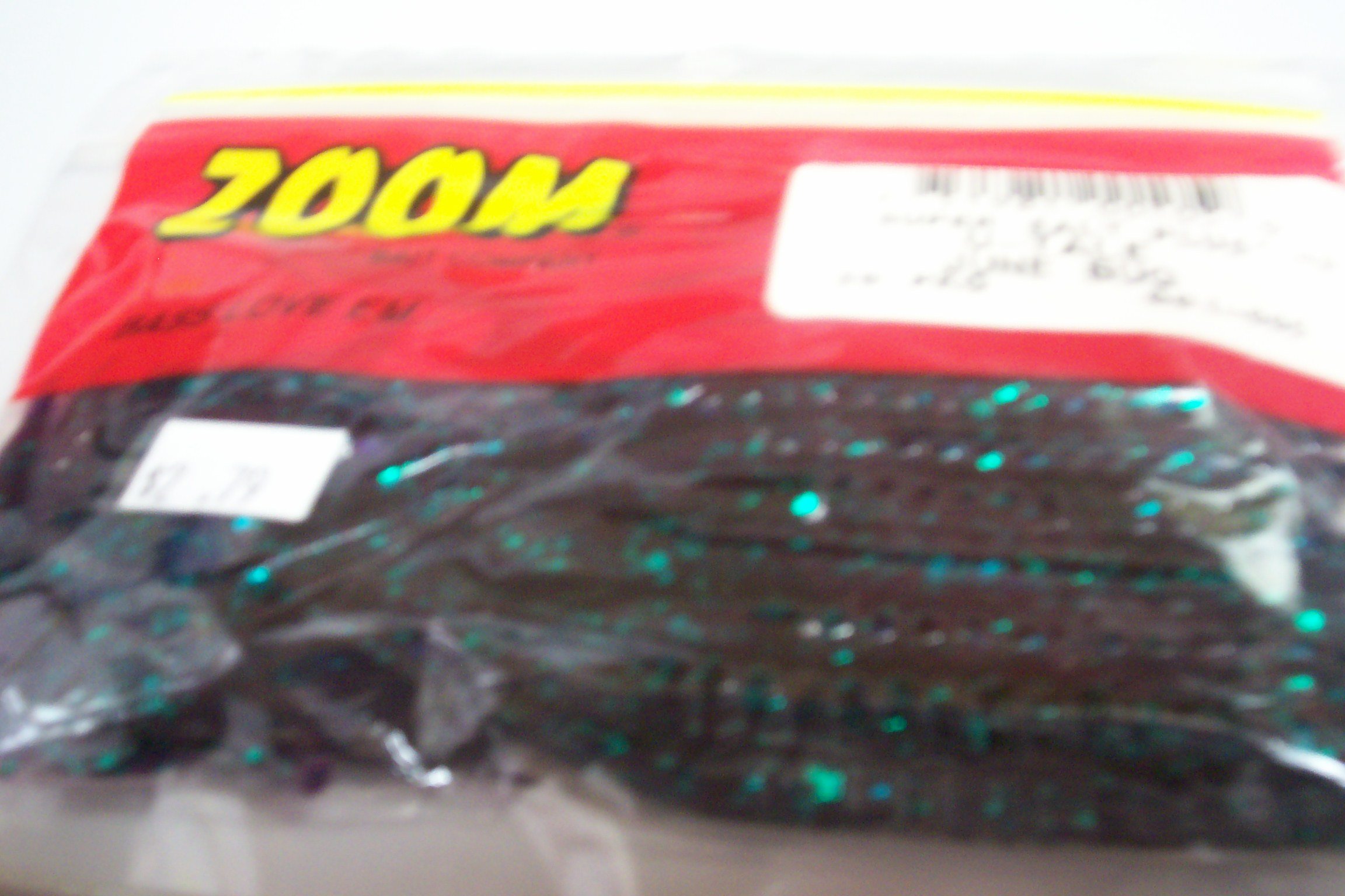 Zoom U Tail Worm - Pack of 20 Soft Plastic Fishing Lures for Bass, Trout & Walleye - Perfect for Freshwater & Saltwater Fishing