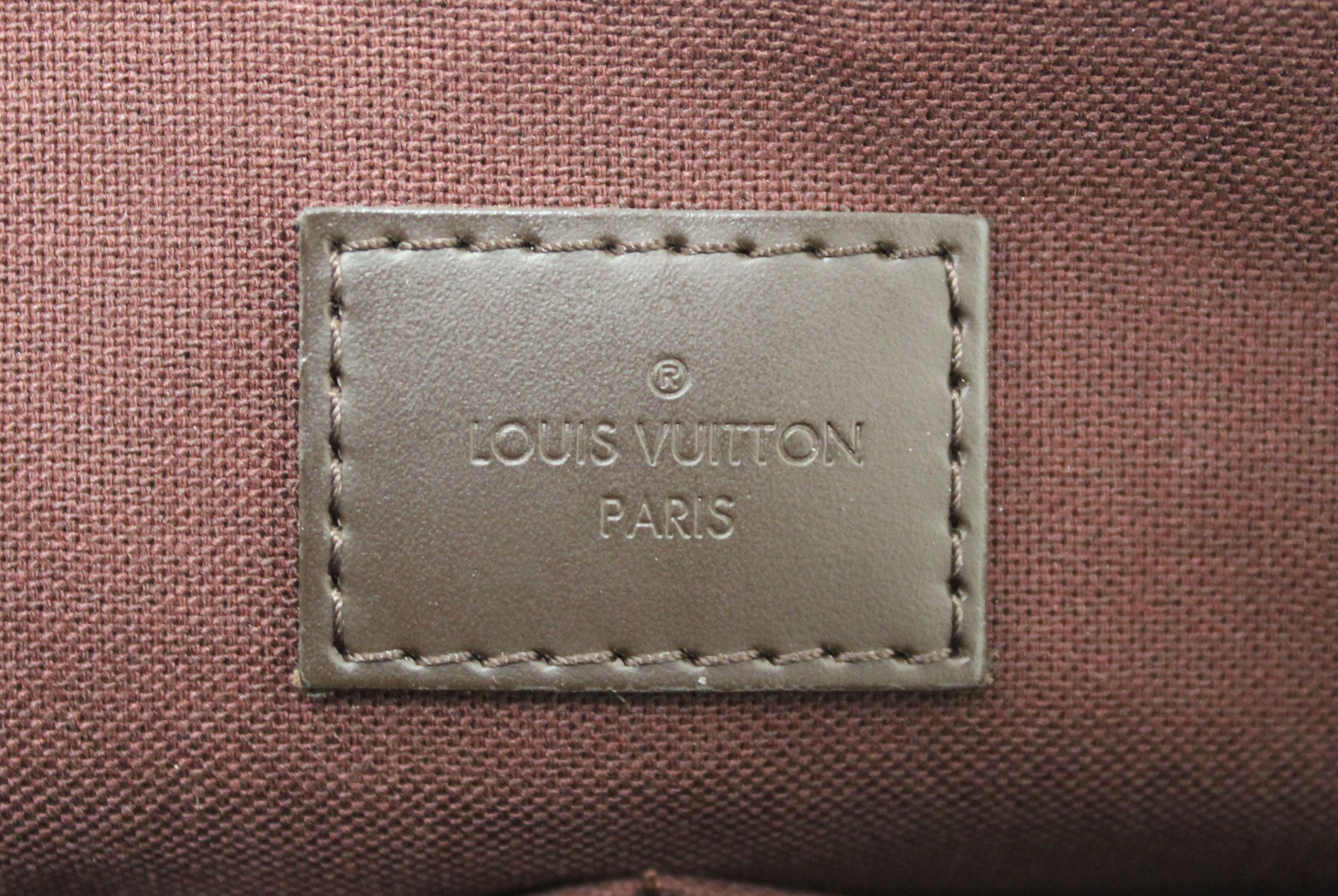 Authentic Louis Vuitton Damier Ebene Iena PM Shoulder Bag - Luxury Crossbody Purse for Women, Fashionable Everyday Handbag for Work, Travel & Shopping