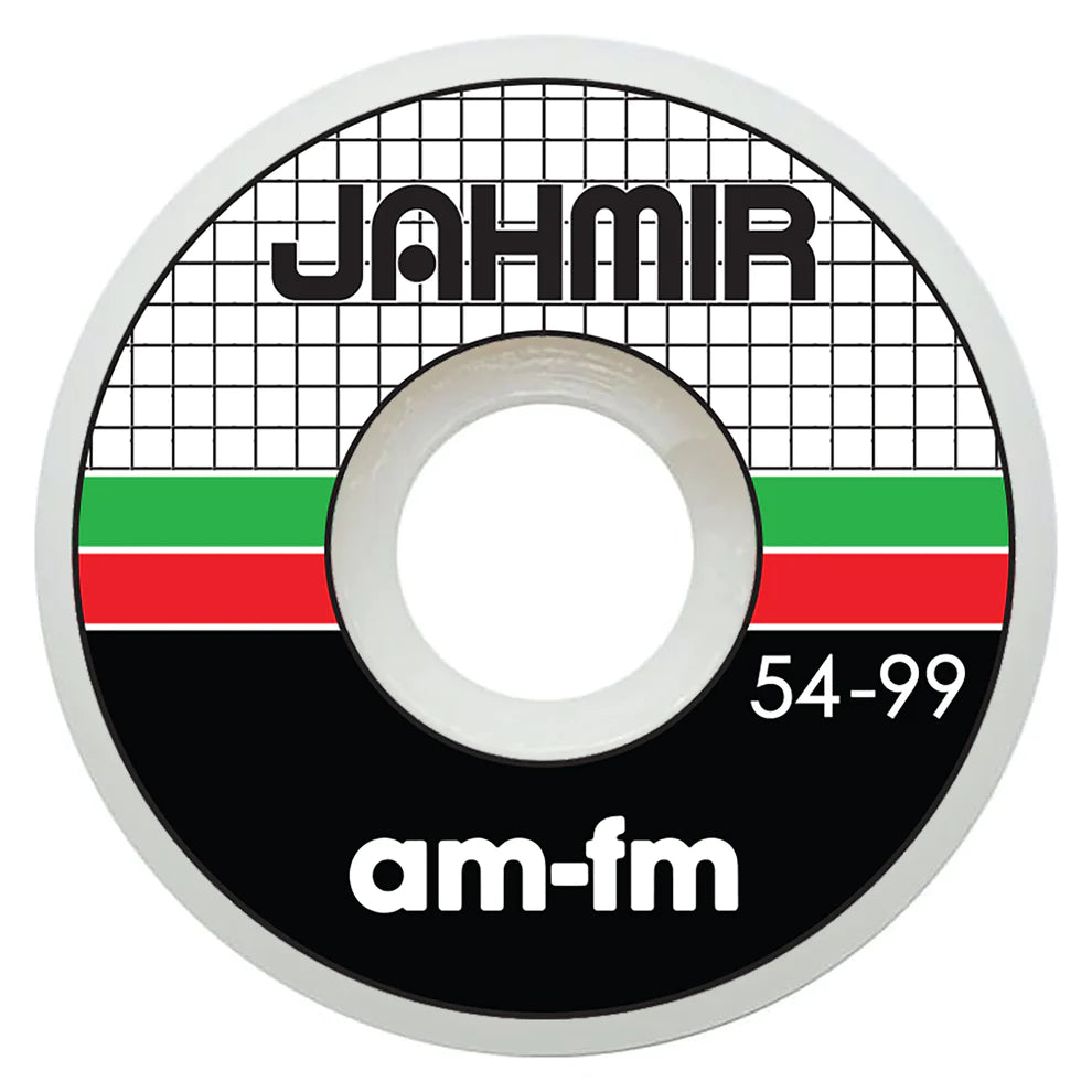 AM FM Jahmir Brown Skateboard Wheels 54mm - High Performance Standard Wheels for Smooth Rides on Streets & Parks