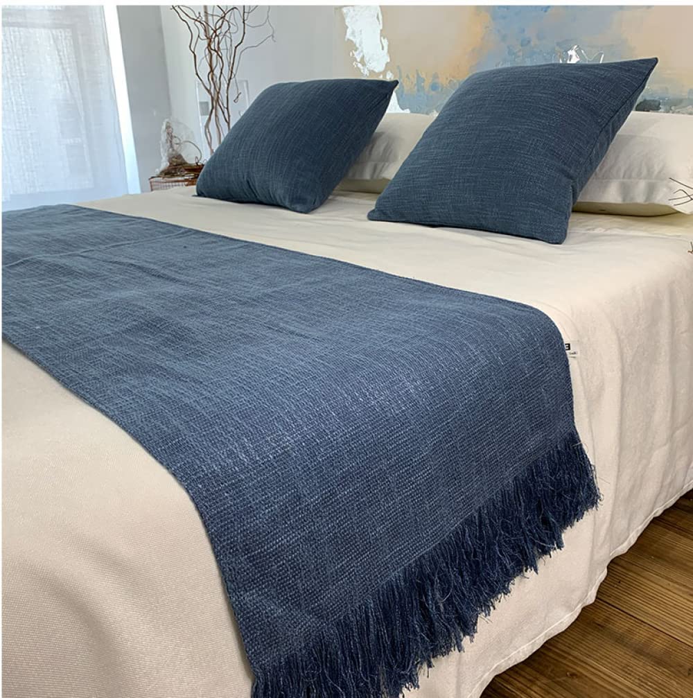 Luxury King Size Hotel Bed Runner - Soft Decorative Throw Blanket for Foot of Bed, Sofa & Couch Cover | Perfect for Bedroom Decor, Guest Room Accent & Upscale Hotel Styling