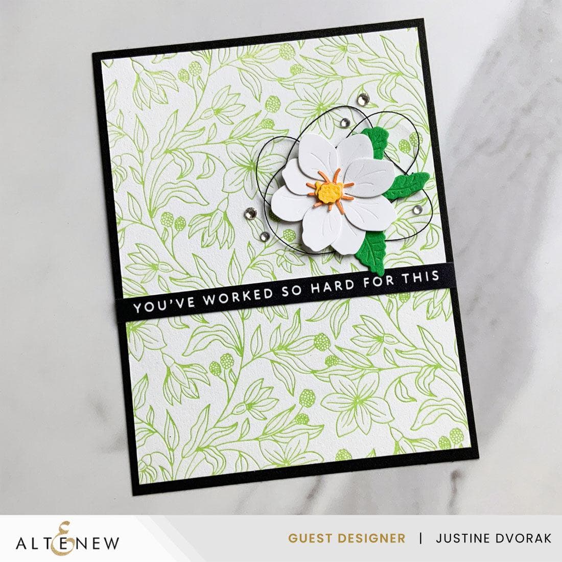 Floral Serenade Press Plate - Elegant Floral Design Plate for Home Decor, Kitchen & Dining - Perfect for Serving, Display & Gifting